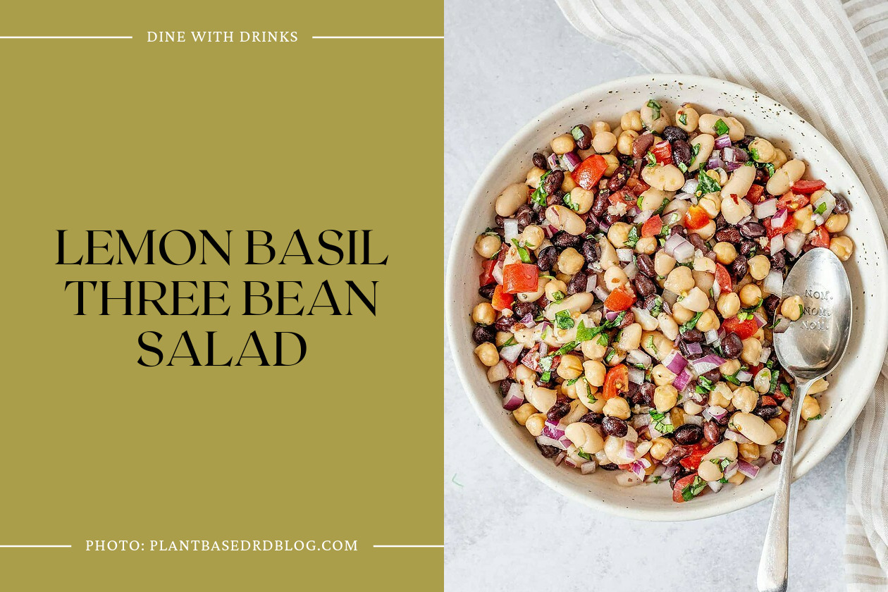 Lemon Basil Three Bean Salad
