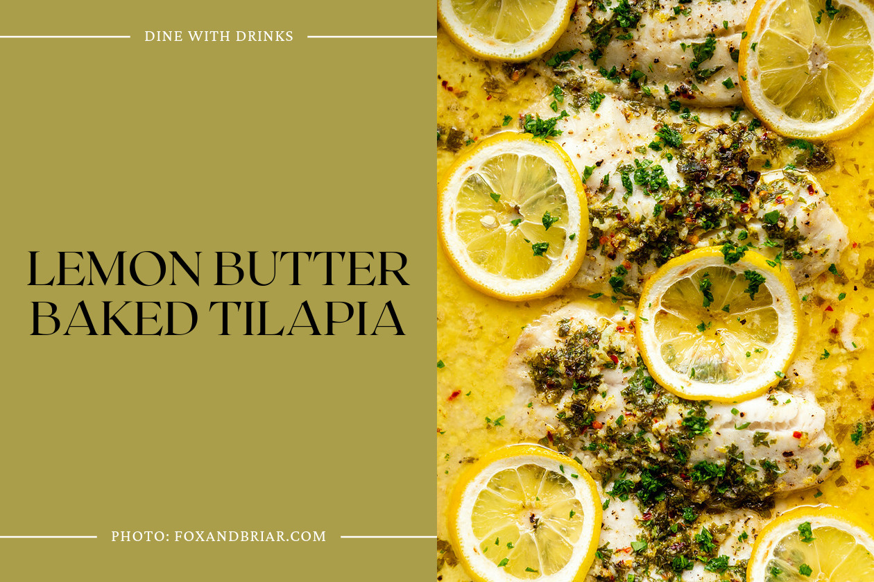 Lemon Butter Baked Tilapia