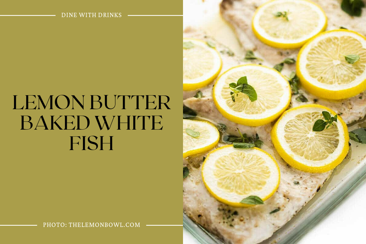 Lemon Butter Baked White Fish