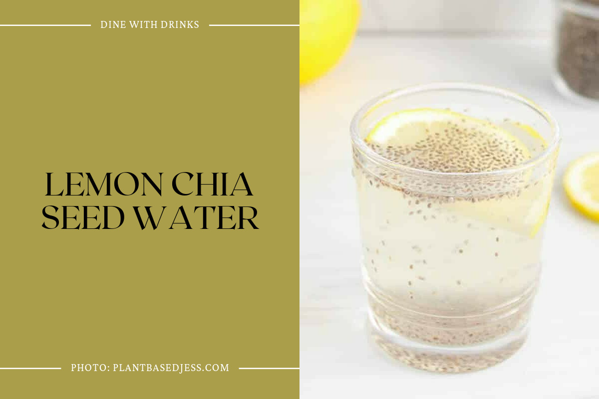 Lemon Chia Seed Water