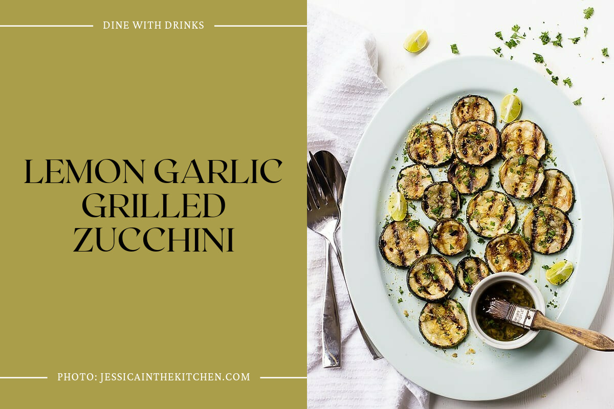 Lemon Garlic Grilled Zucchini