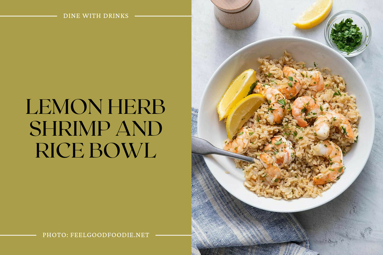 Lemon Herb Shrimp And Rice Bowl