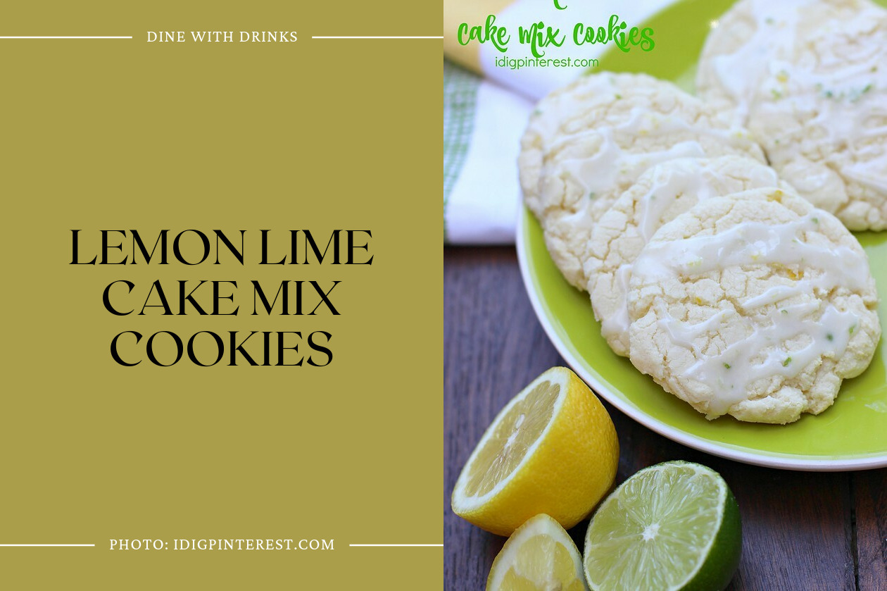 Lemon Lime Cake Mix Cookies