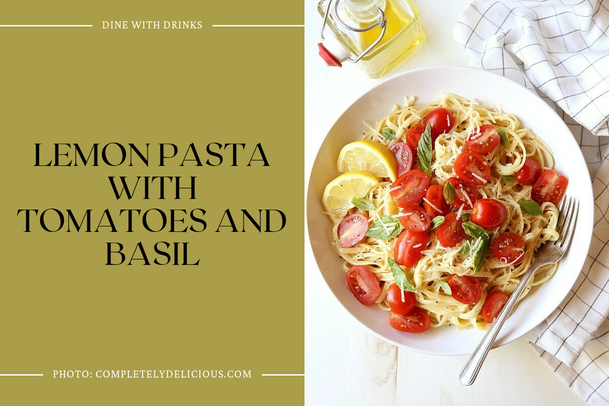 Lemon Pasta With Tomatoes And Basil