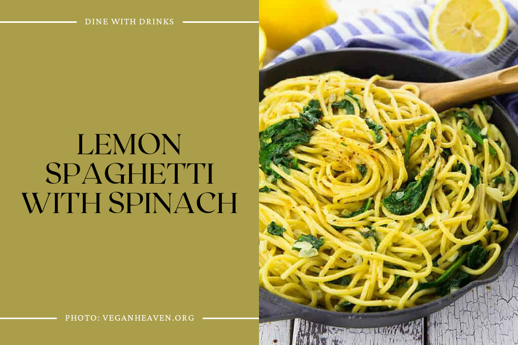 Lemon Spaghetti With Spinach