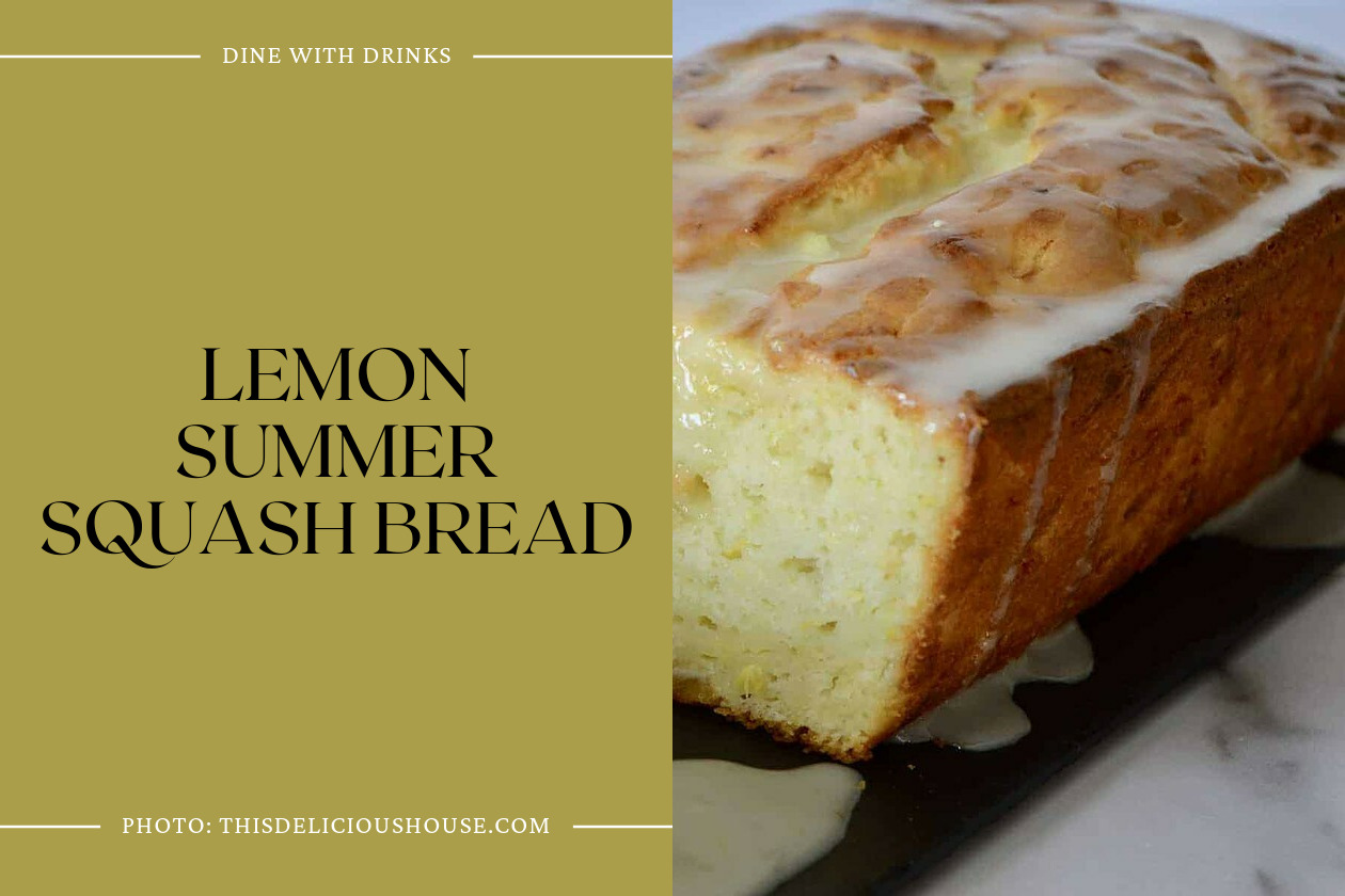 Lemon Summer Squash Bread