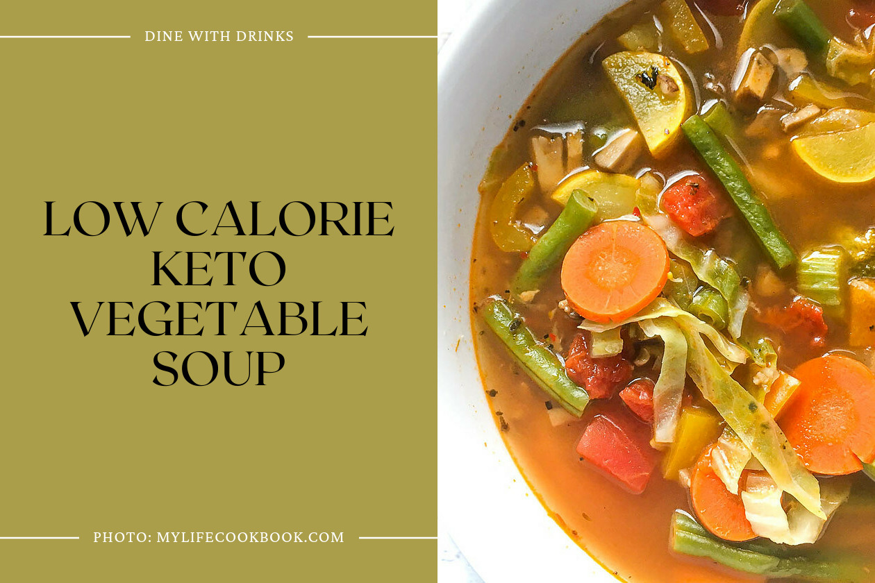 Low Calorie Keto Vegetable Soup