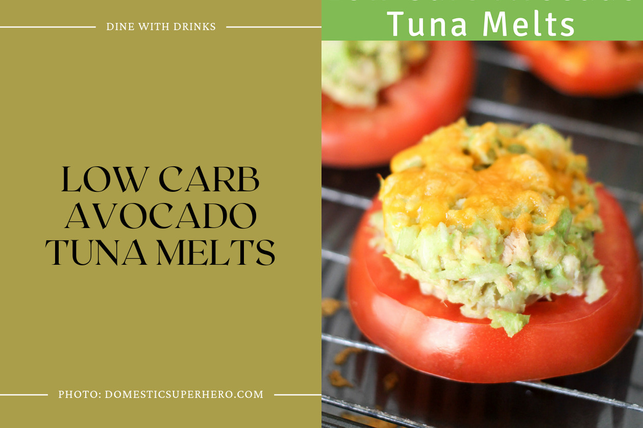 Low Carb Avocado Tuna Melts