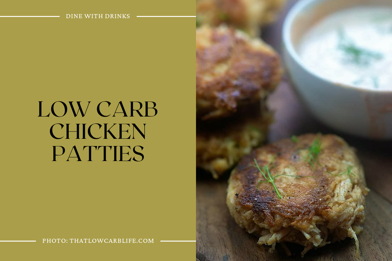 Low Carb Chicken Patties