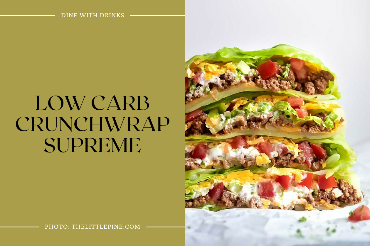 Low Carb Crunchwrap Supreme
