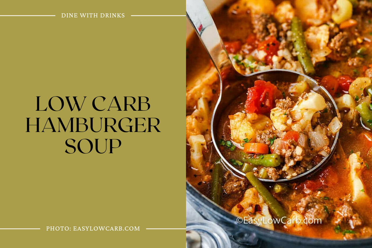 Low Carb Hamburger Soup