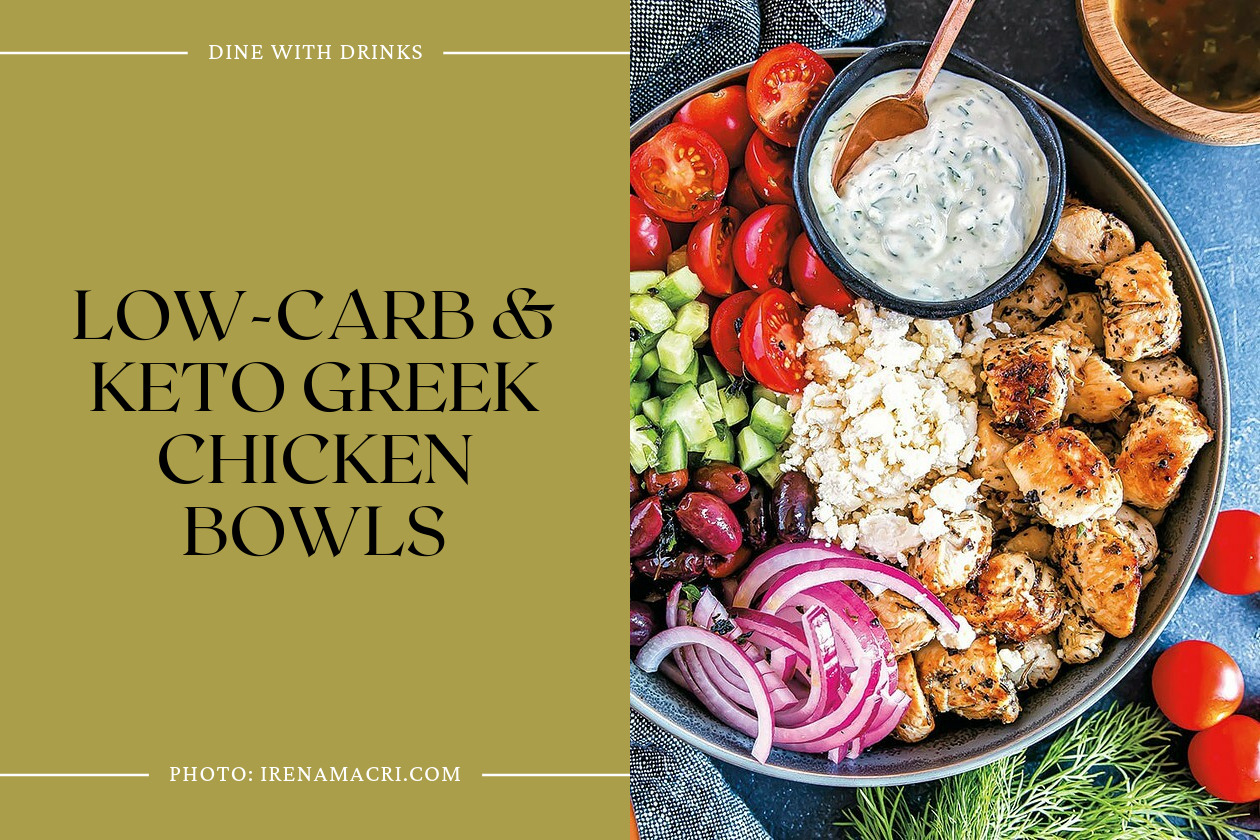 Low-Carb & Keto Greek Chicken Bowls