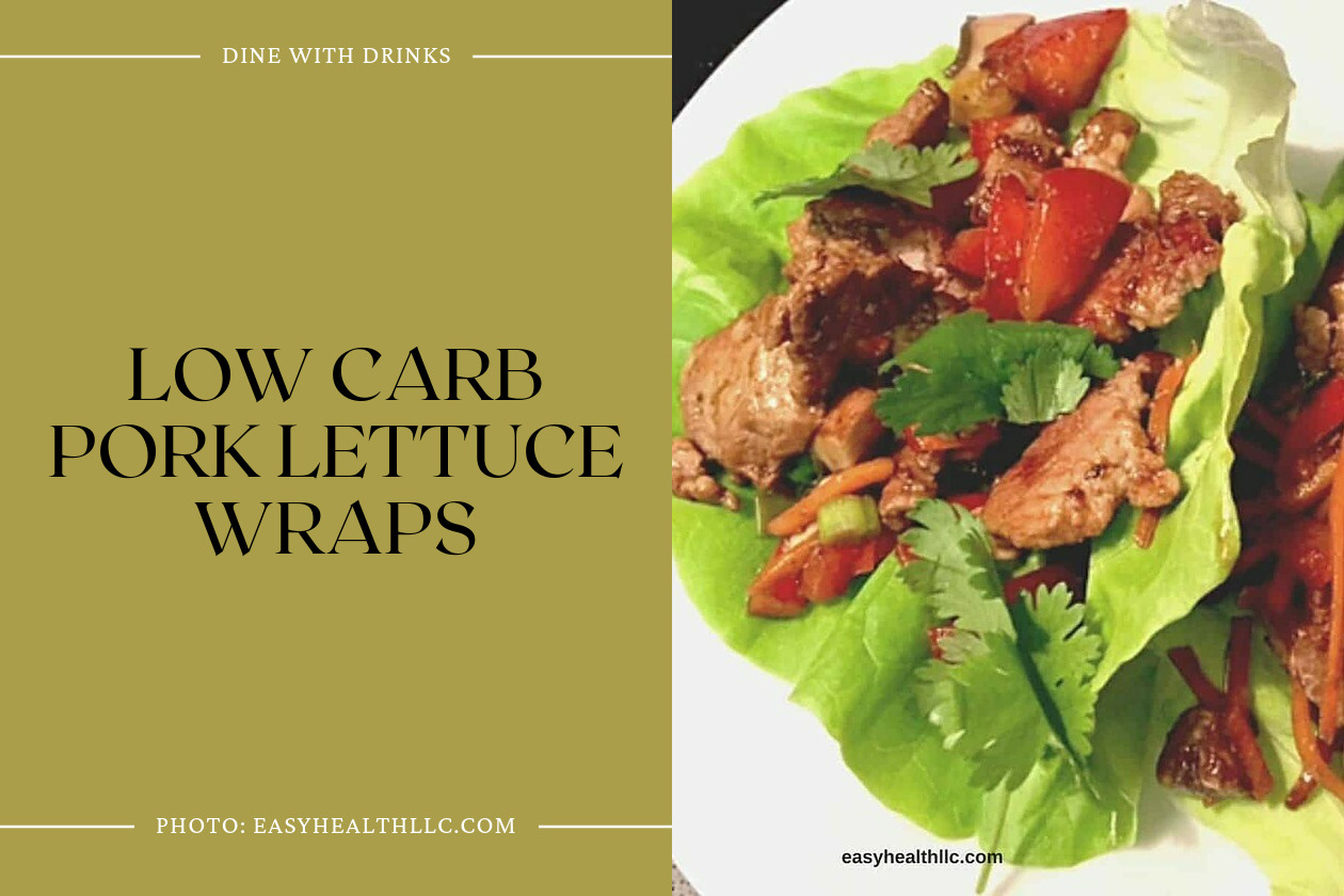 Low Carb Pork Lettuce Wraps