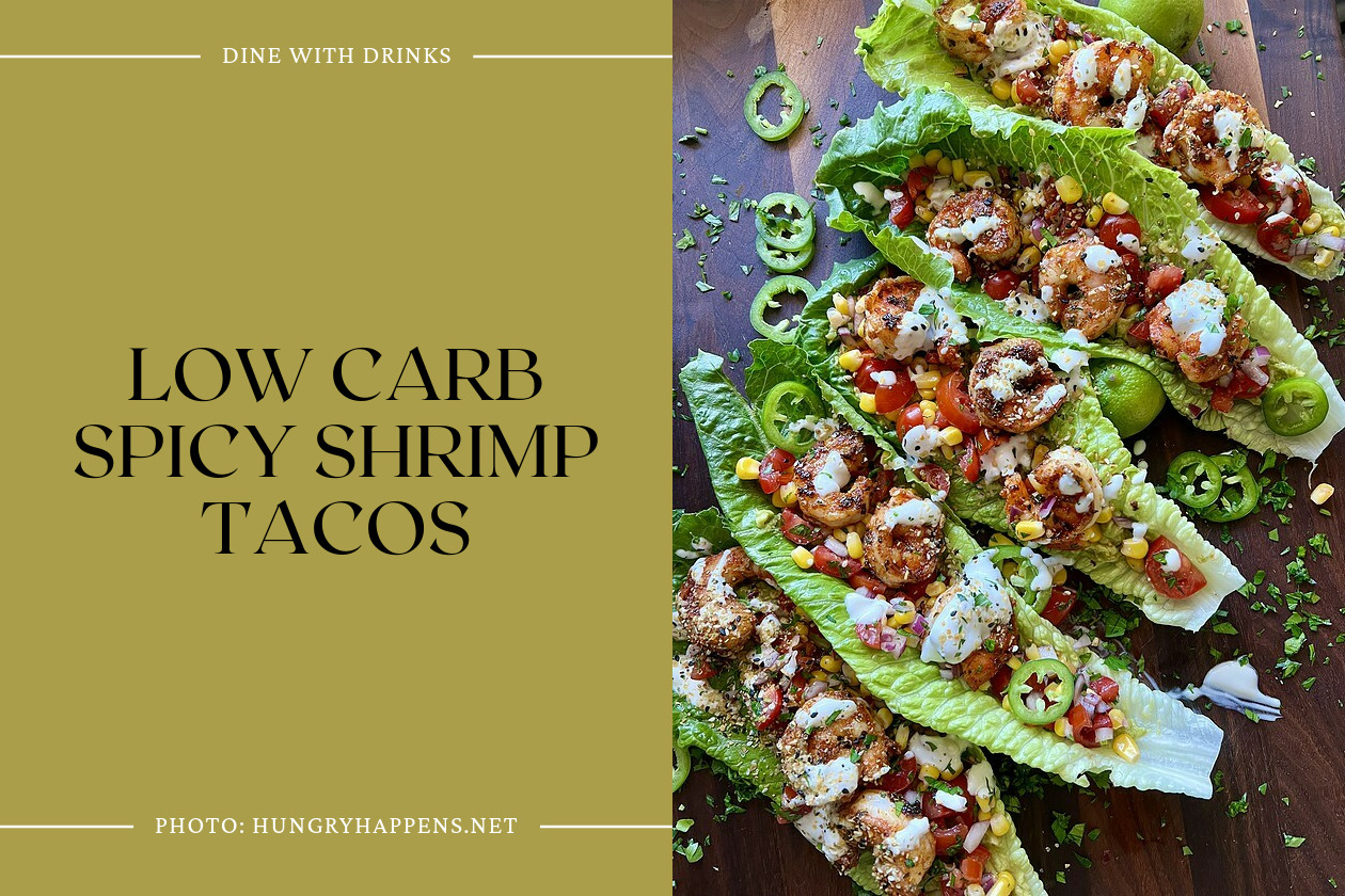 Low Carb Spicy Shrimp Tacos
