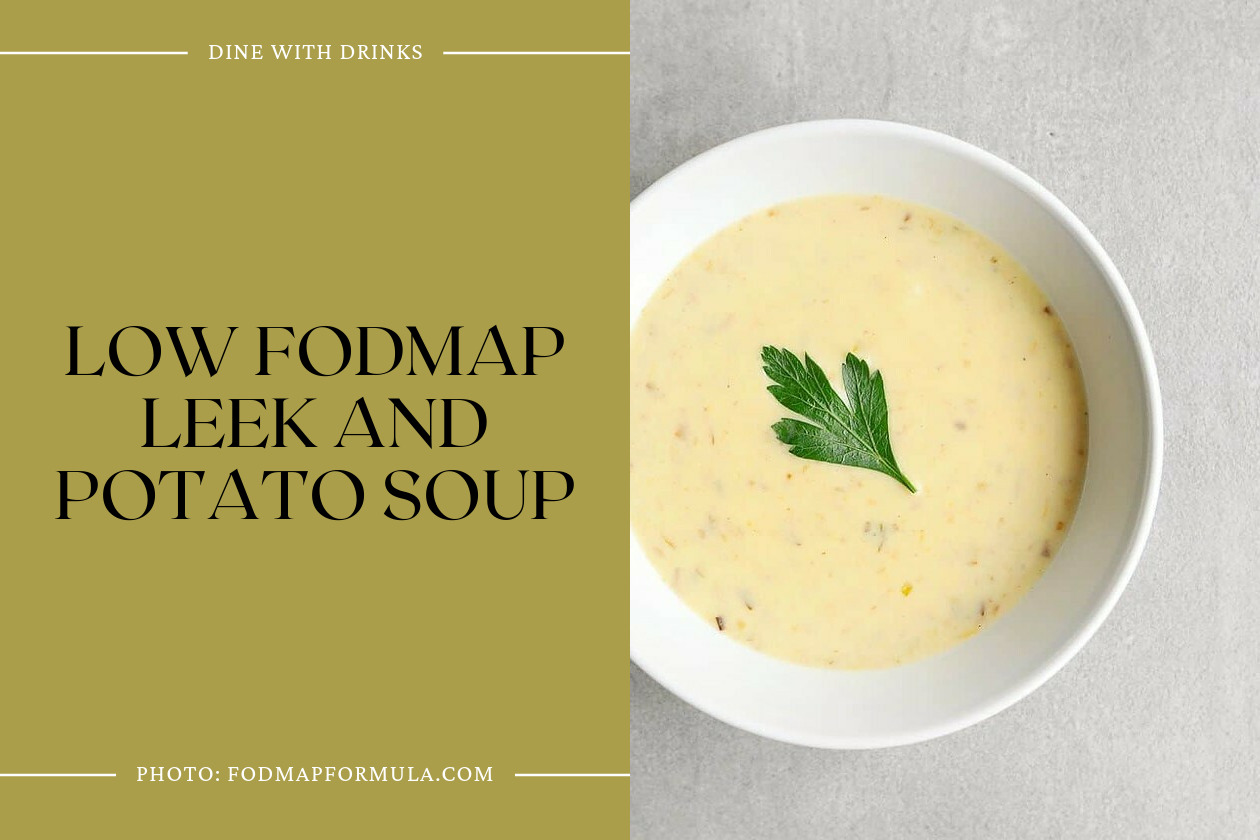 Low Fodmap Leek And Potato Soup