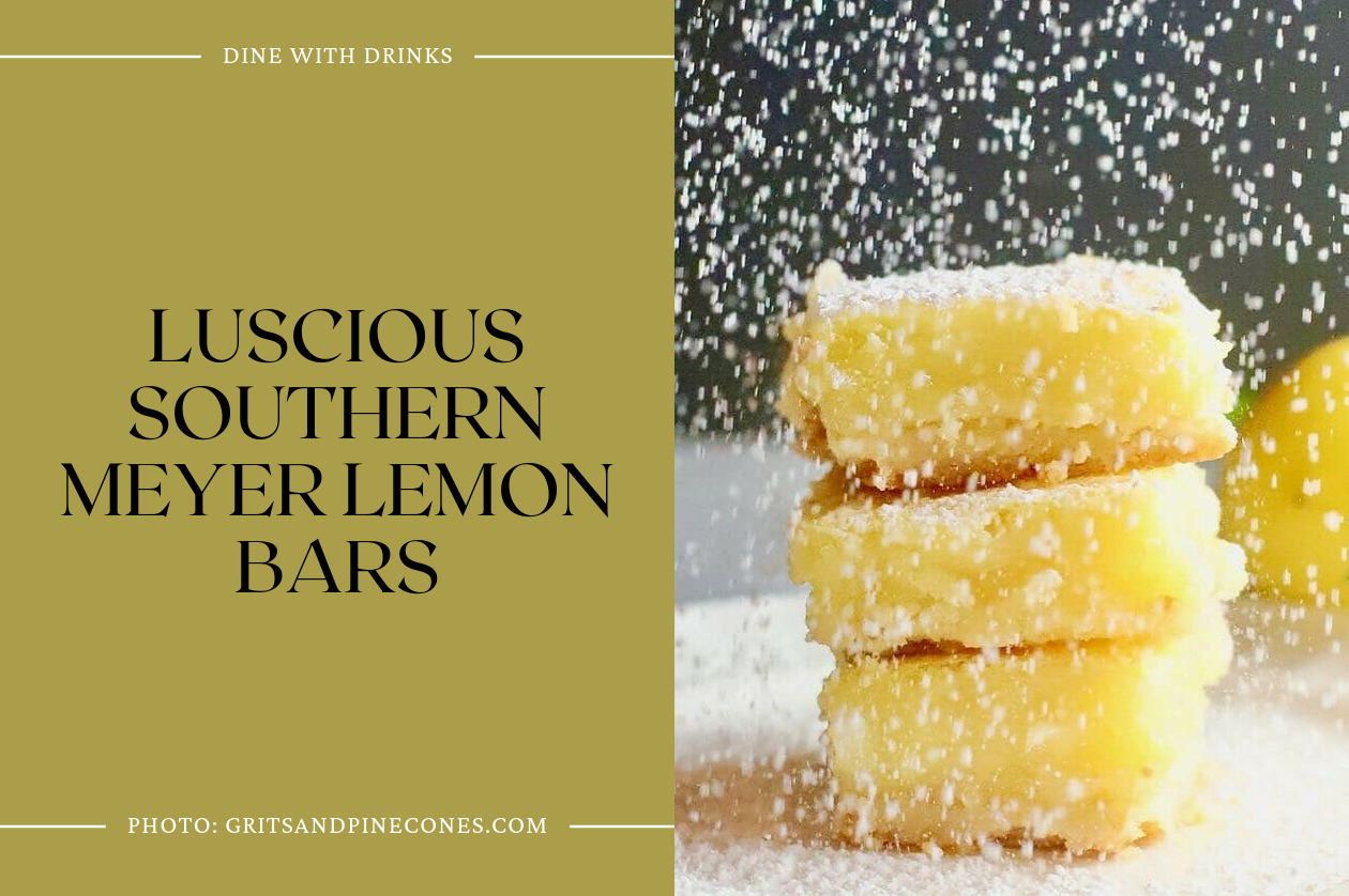 Luscious Southern Meyer Lemon Bars