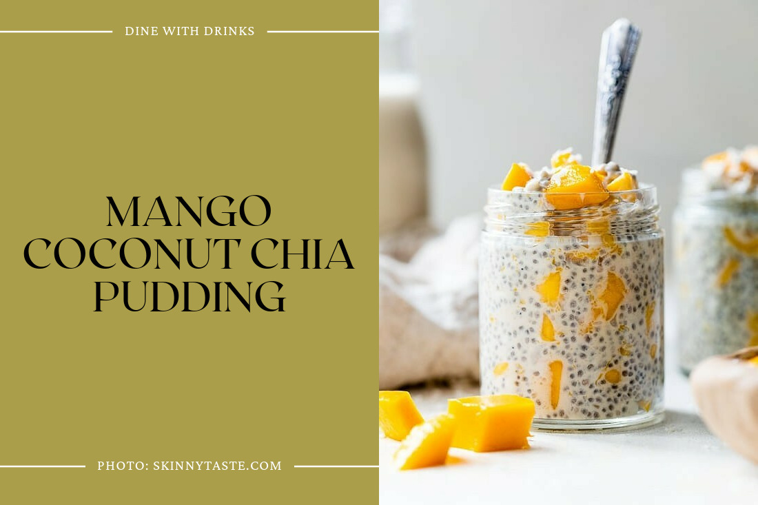 Mango Coconut Chia Pudding