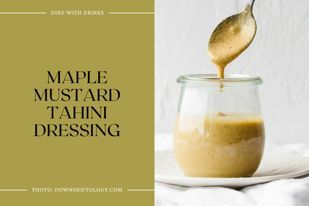 Maple Mustard Tahini Dressing