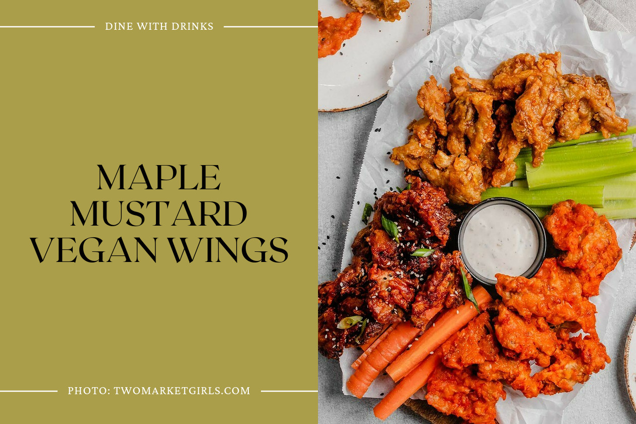 Maple Mustard Vegan Wings