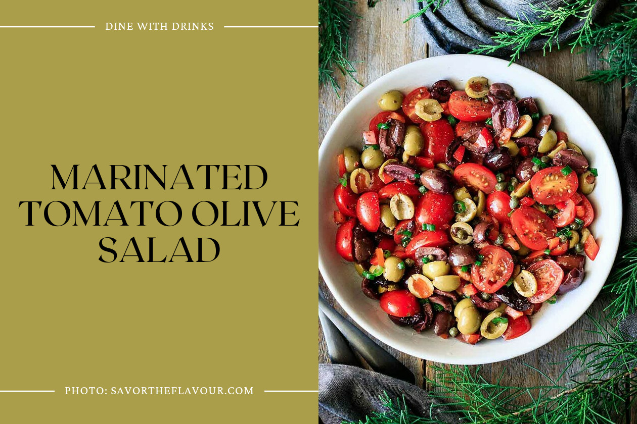 Marinated Tomato Olive Salad