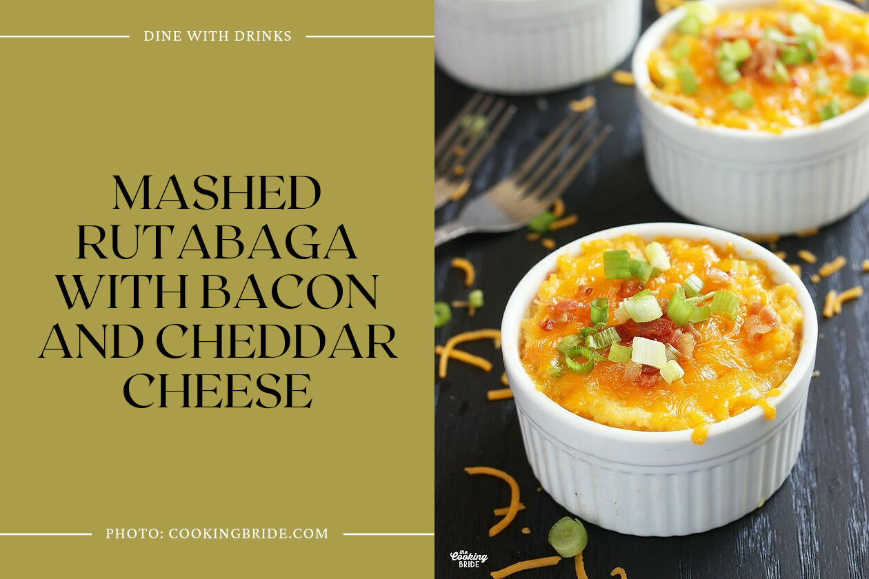 Mashed Rutabaga With Bacon And Cheddar Cheese