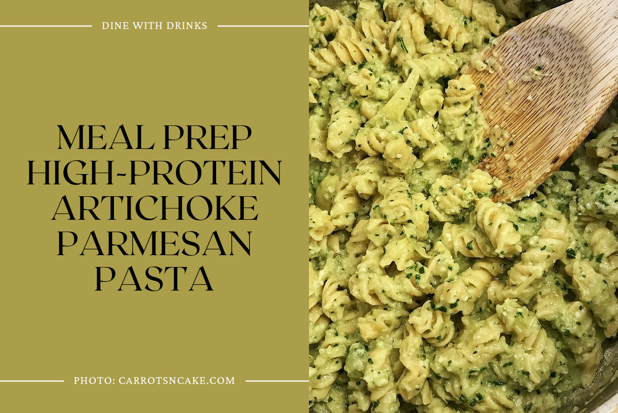 Meal Prep High-Protein Artichoke Parmesan Pasta