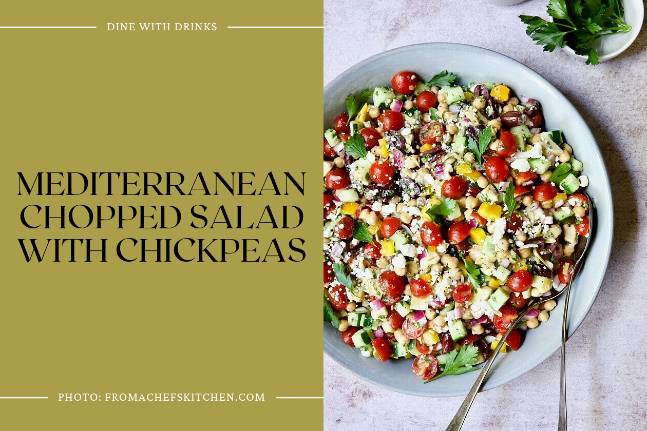 Mediterranean Chopped Salad With Chickpeas