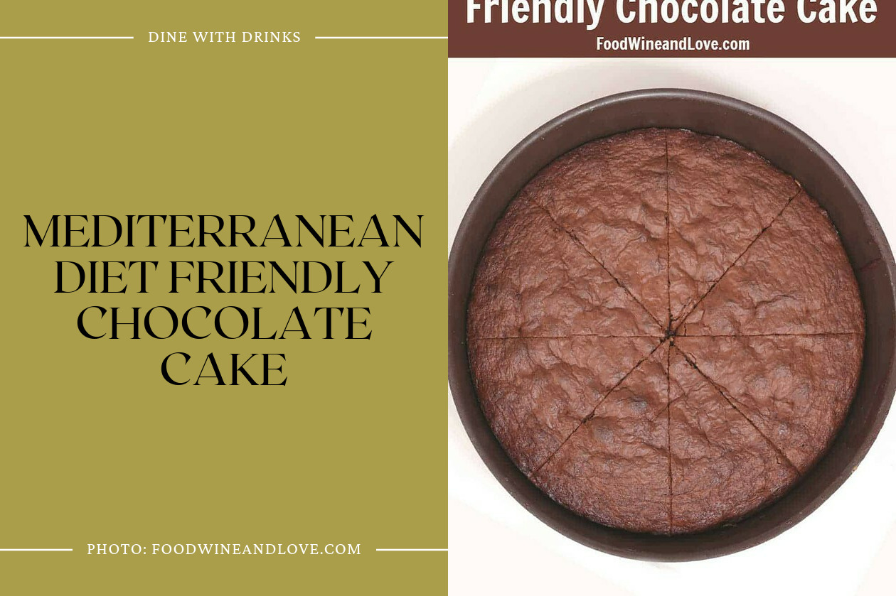 Mediterranean Diet Friendly Chocolate Cake