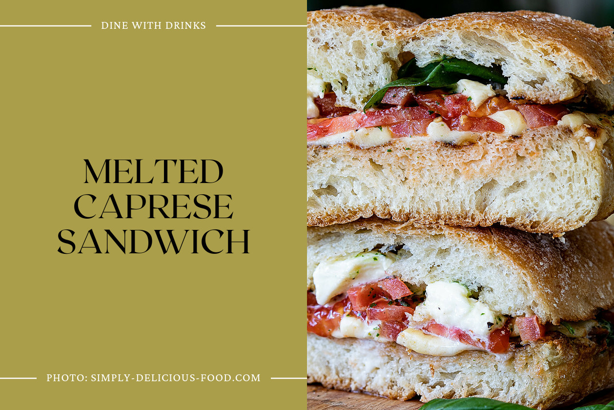 Melted Caprese Sandwich