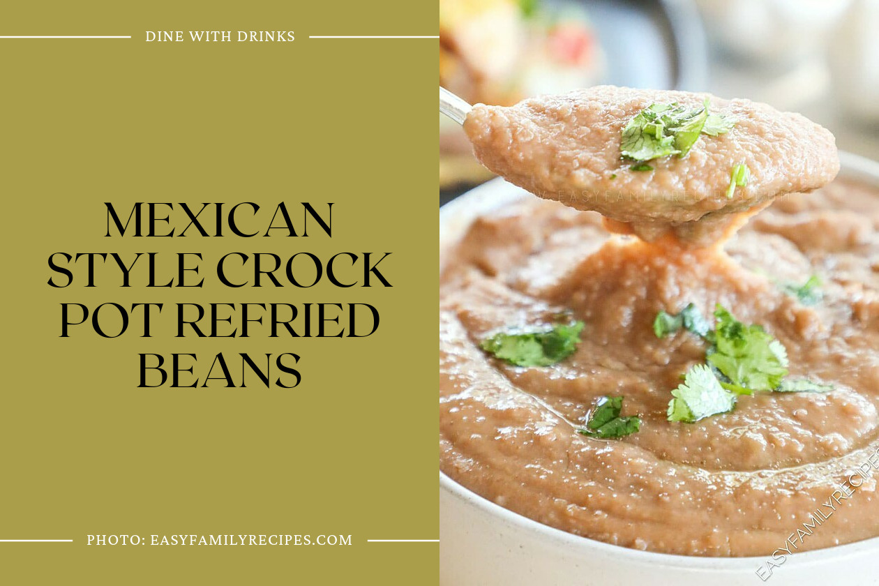 Mexican Style Crock Pot Refried Beans