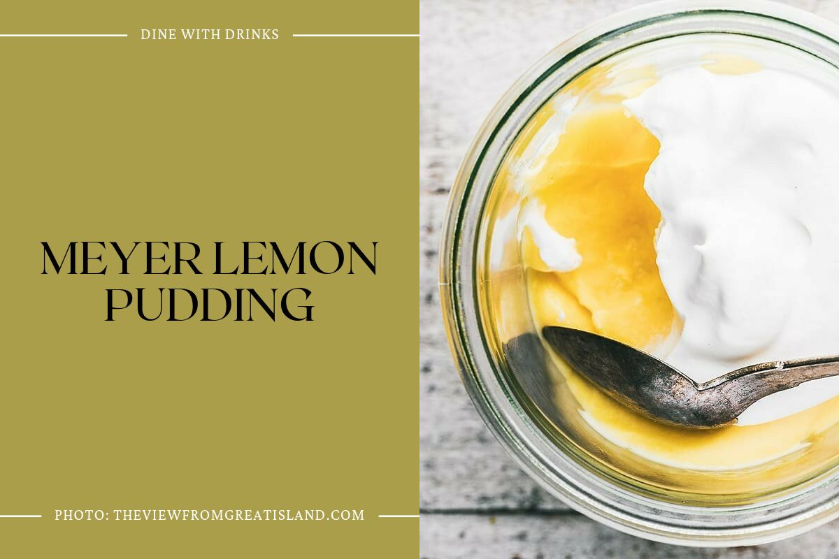 Meyer Lemon Pudding