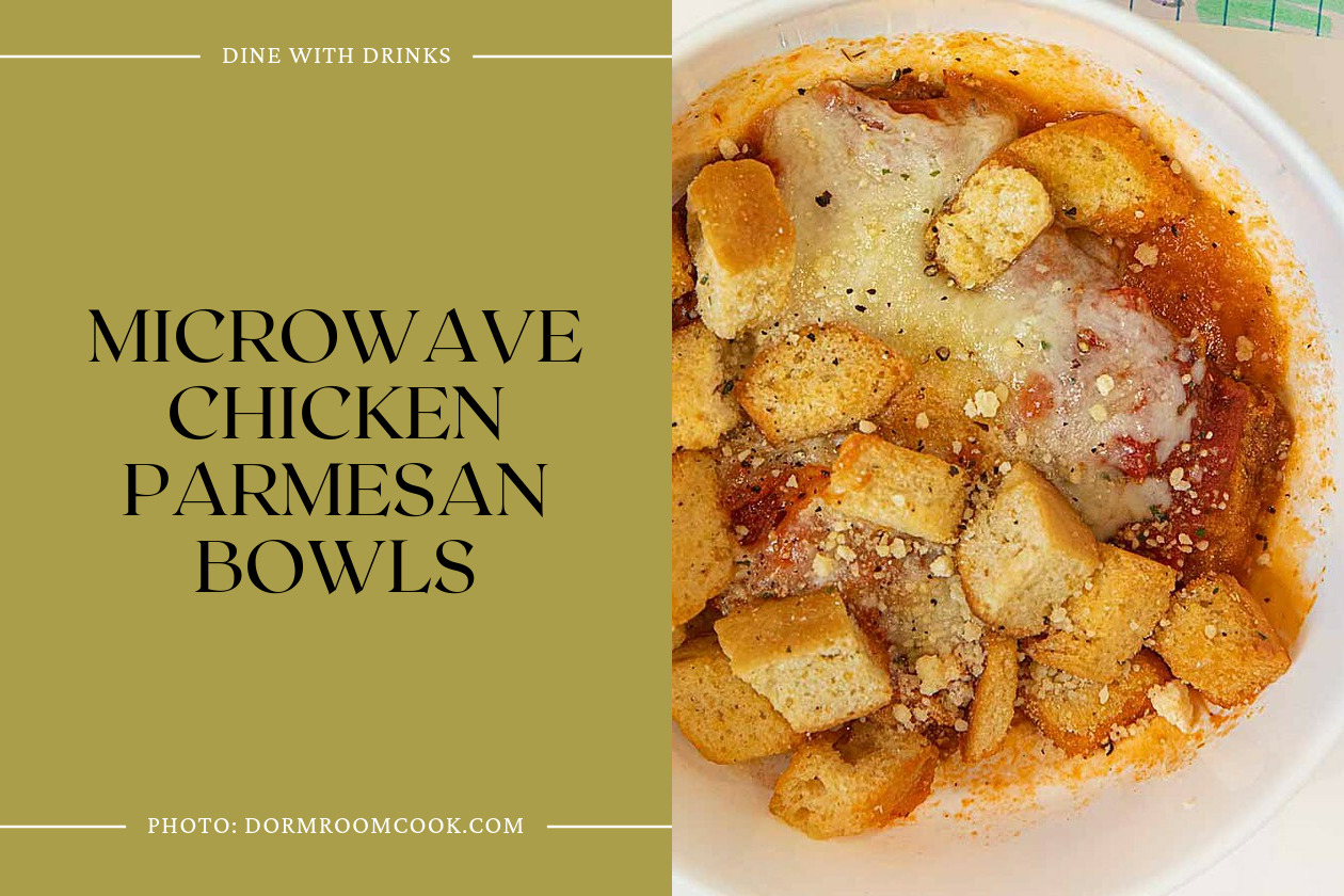 Microwave Chicken Parmesan Bowls