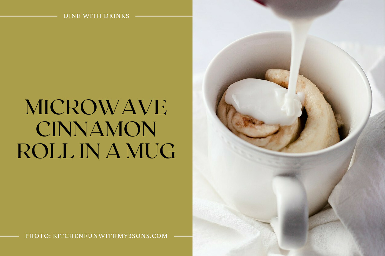 Microwave Cinnamon Roll In A Mug