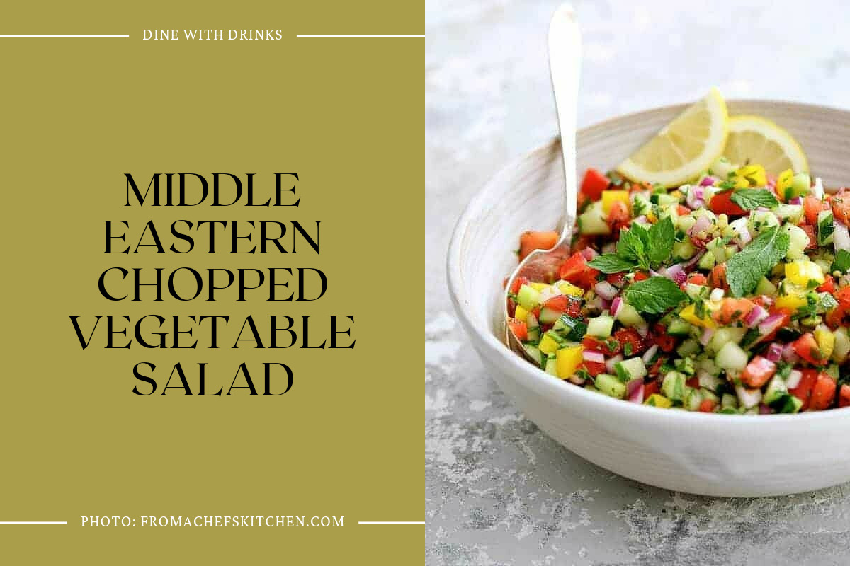 Middle Eastern Chopped Vegetable Salad