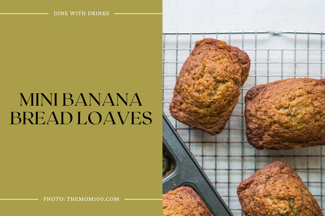 Mini Banana Bread Loaves