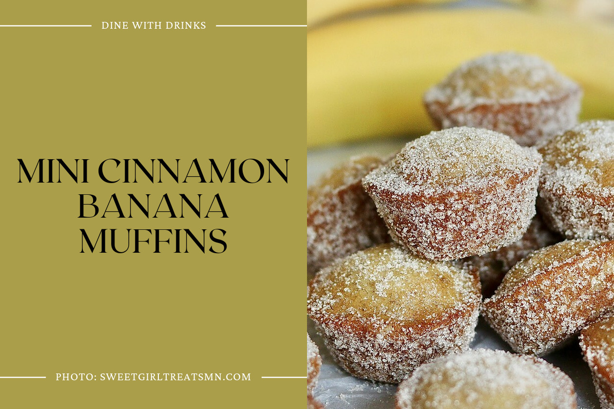 Mini Cinnamon Banana Muffins