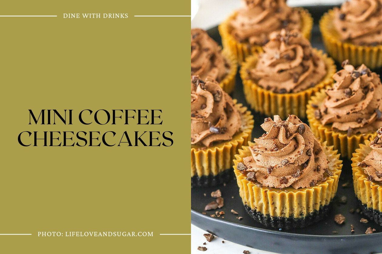 Mini Coffee Cheesecakes