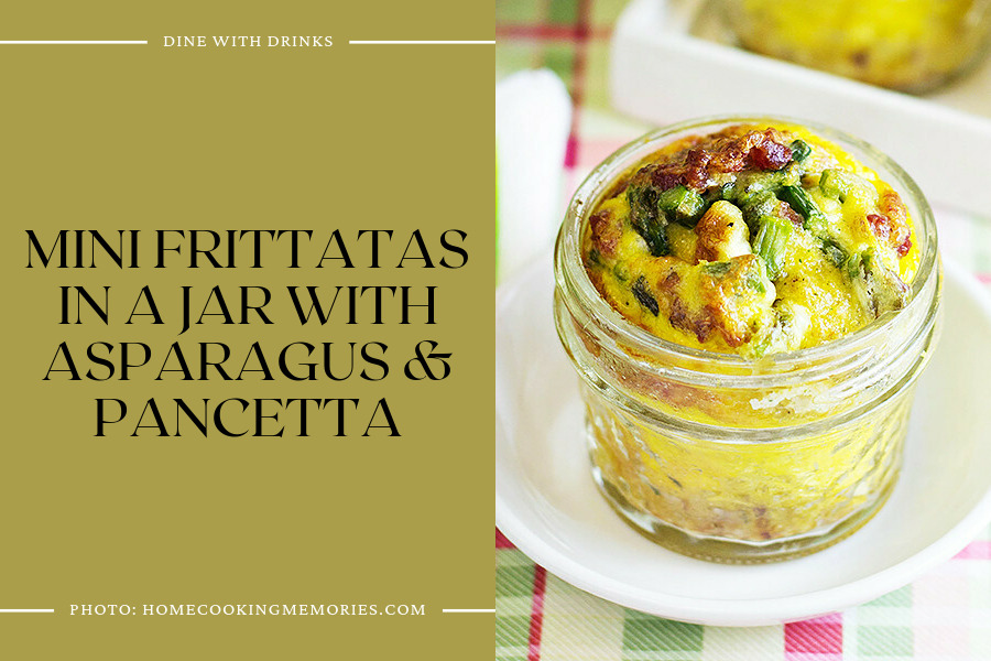 Mini Frittatas In A Jar With Asparagus & Pancetta