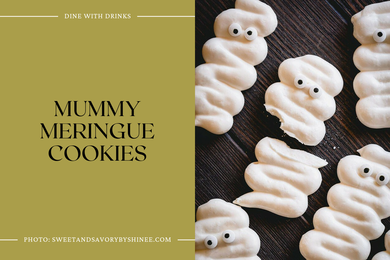 Mummy Meringue Cookies