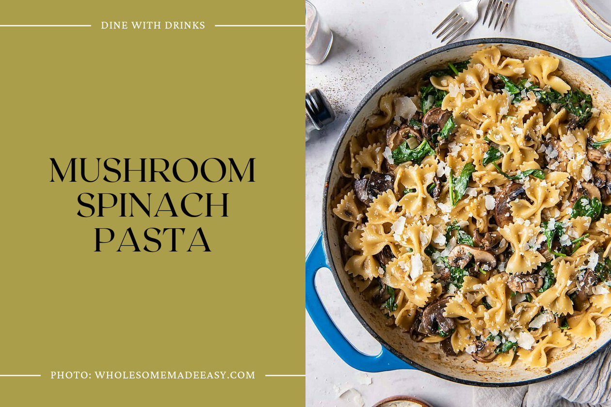 Mushroom Spinach Pasta