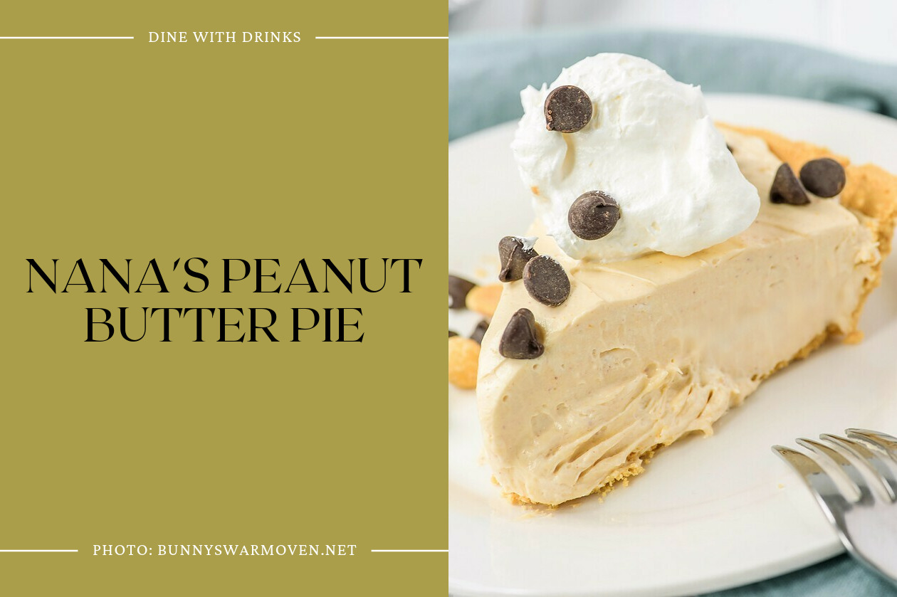 Nana's Peanut Butter Pie