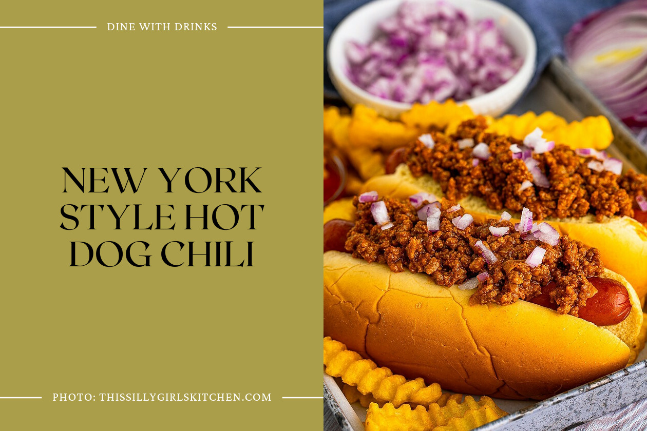 New York Style Hot Dog Chili