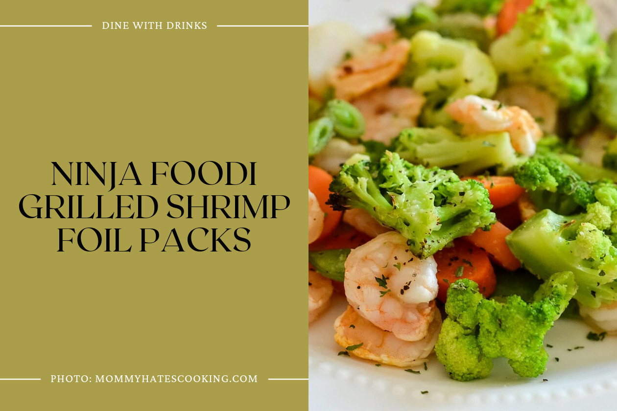 Ninja Foodi Grilled Shrimp Foil Packs