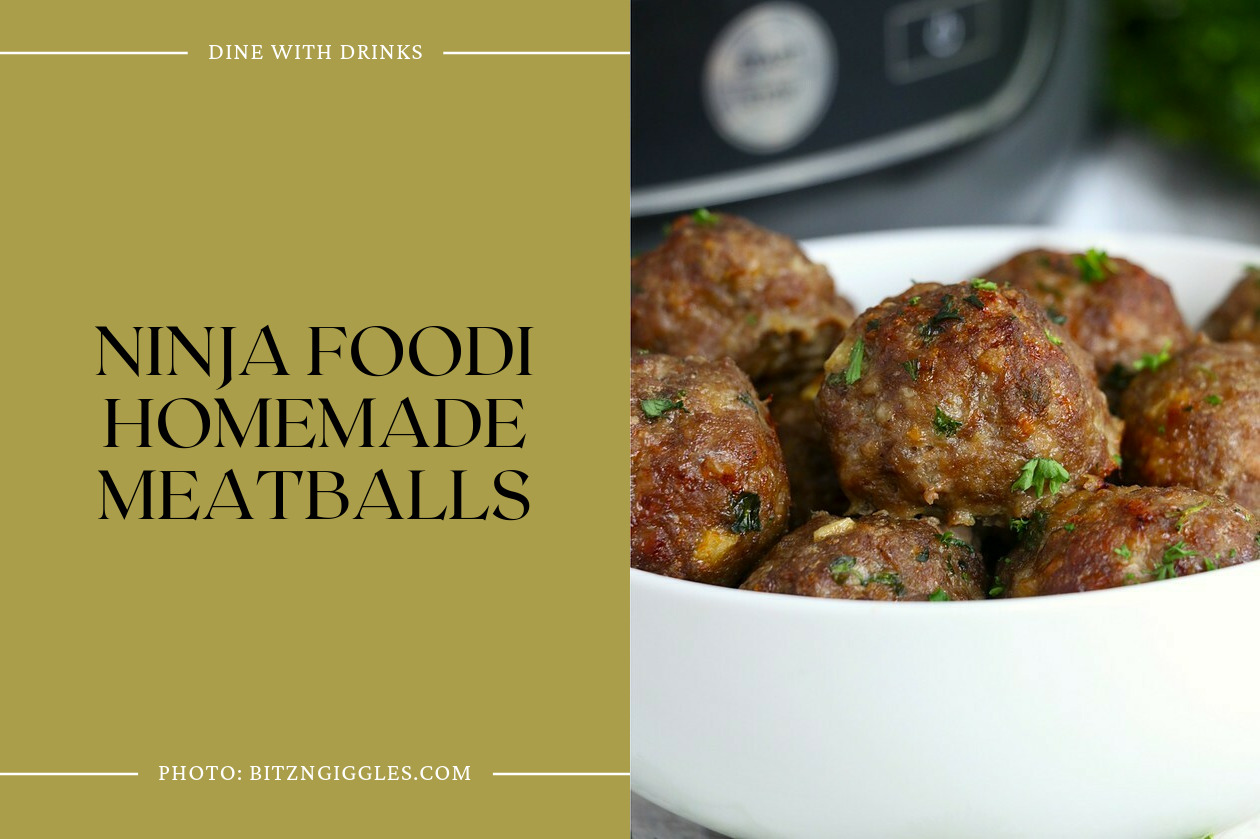 Ninja Foodi Homemade Meatballs