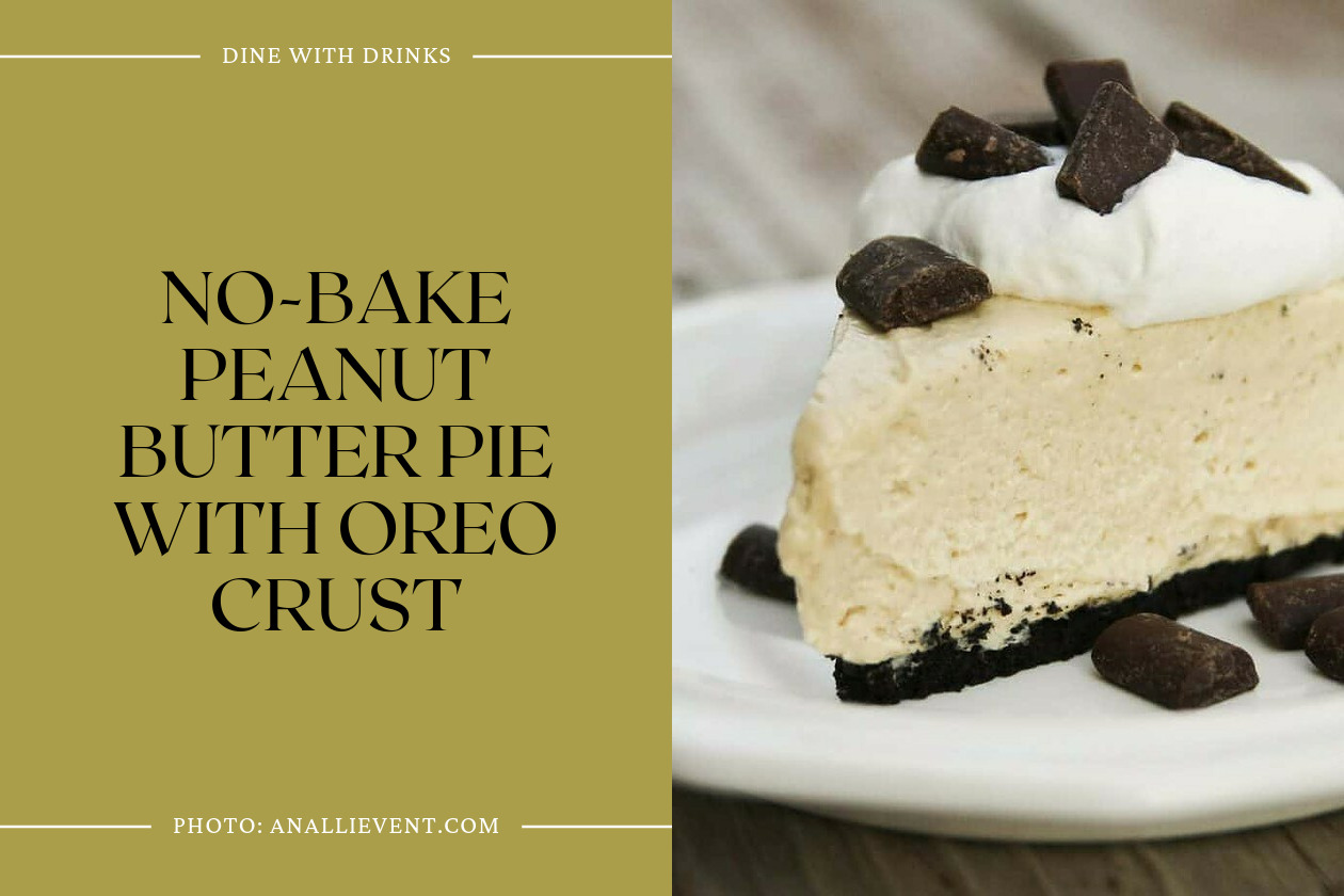 No-Bake Peanut Butter Pie With Oreo Crust