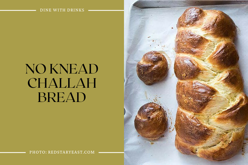 No Knead Challah Bread