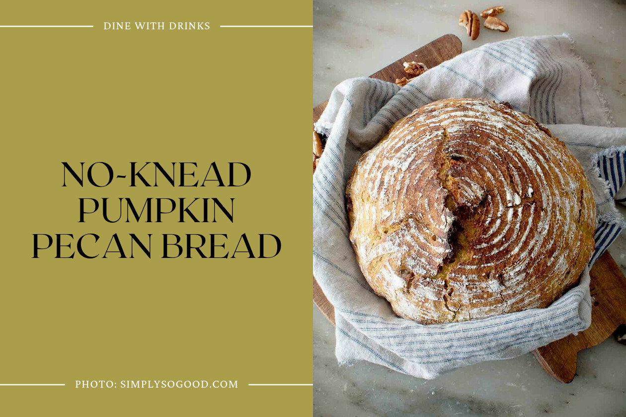 No-Knead Pumpkin Pecan Bread