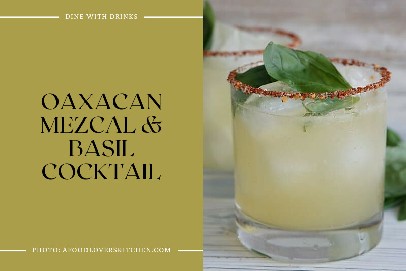 Oaxacan Mezcal & Basil Cocktail