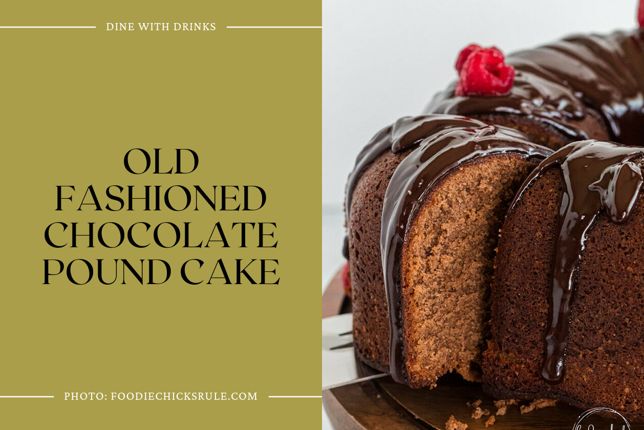 Old Fashioned Chocolate Pound Cake