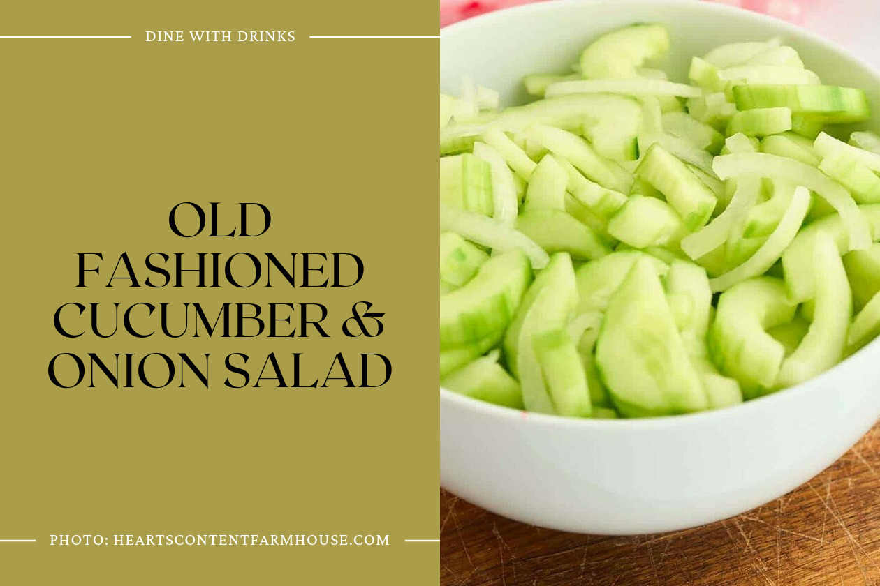 Old Fashioned Cucumber & Onion Salad